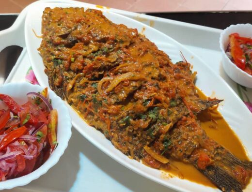 An image showing a fish on a plate