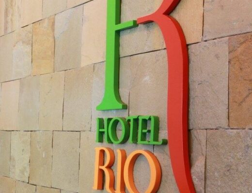 Hotel Rio showing its logo