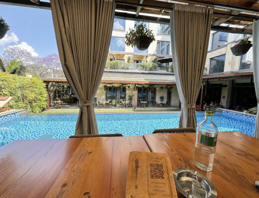 An image showing a swimming pool at The Other Room Restaurant