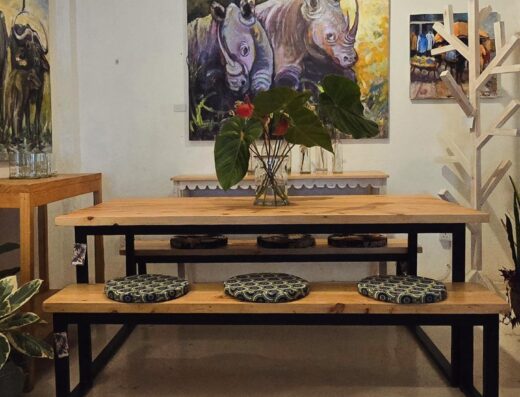 An image showing table arrangement at Wasp and Sprout Cafe