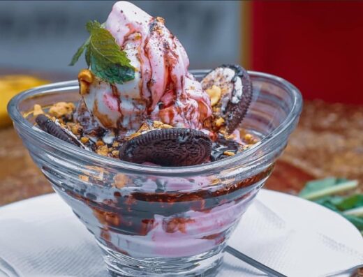 An image showing an icecream at kilimanjaro Jamia Restaurant