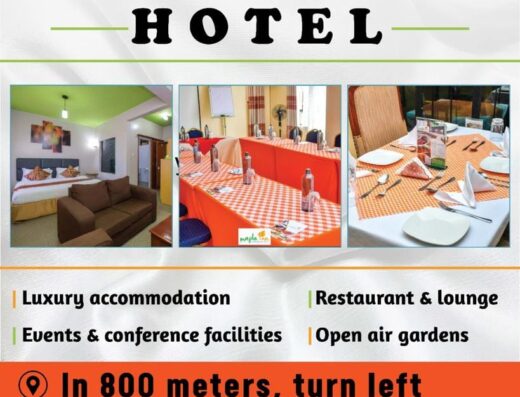 Maple Inn Nairobi showing its contact information