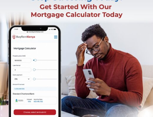 An image showing a mortgage calculator by BuyRentKenya