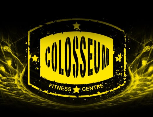 Colosseum Fitness Kenya yellow logo