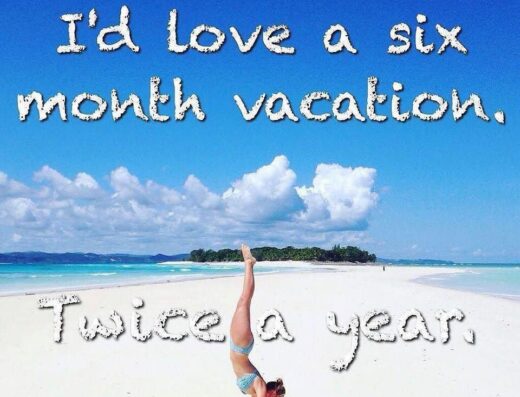 Starluck Travel Ltd showing information about a six month vacation