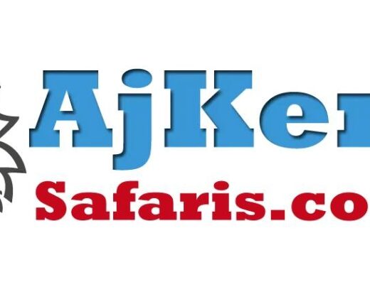Aj Kenya Safaris.com Ltd showing its logo