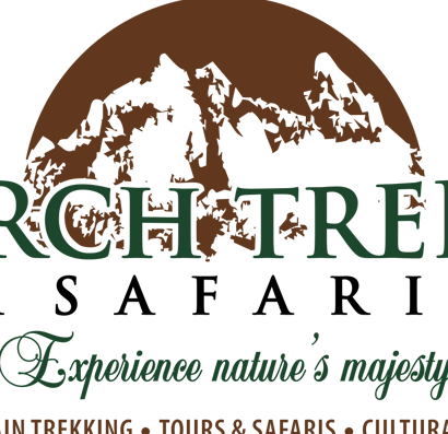 Arch Treks & Safaris showing its logo