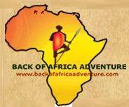 Back of Africa Adventure showing its logo