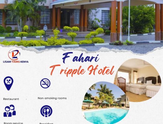 Lisam Tours Kenya showing Fahari Tripple Hotel