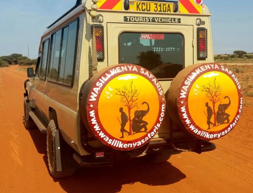 Wasili Kenya Safaris showing a tourist vehicle