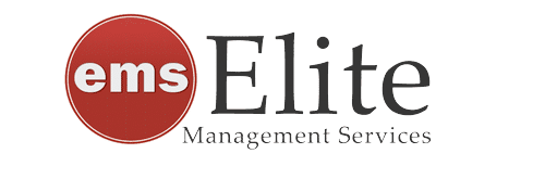 An image showing a logo of Elite Management Services