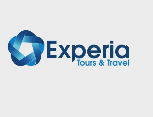 Experia Tours and Travel showing its logo