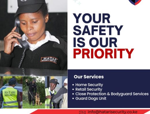 Hatari security services poster