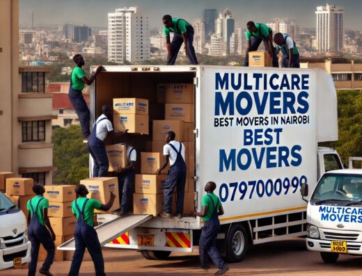 Multicare Movers Kenya showing its team in action