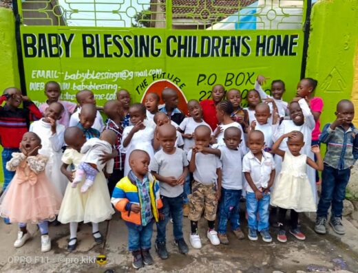 An image of children at Baby Blessing Childrens Home