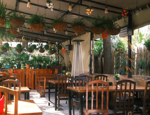 Haru Restaurant outside Sitting